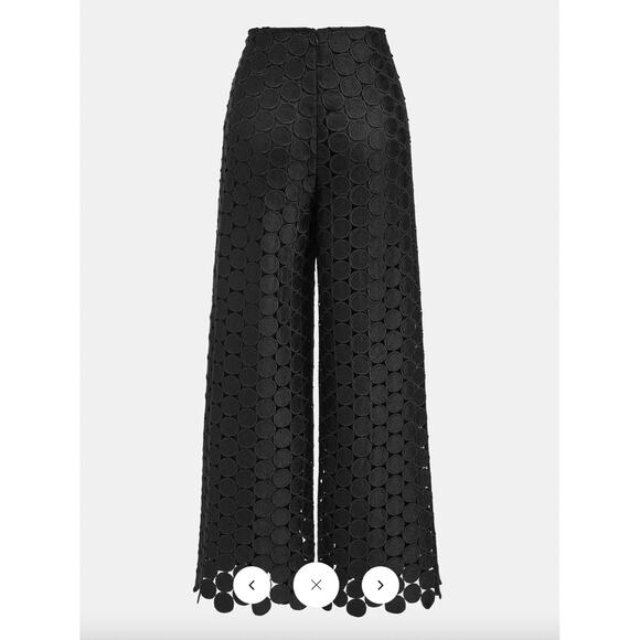 Commense Mid-Waist Circular Applique Wide-Leg Pants Sz S - Picture 2 of 4